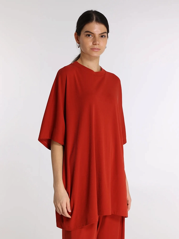 футболка Gia Studios 2601-1312-2502005303 цвет красный