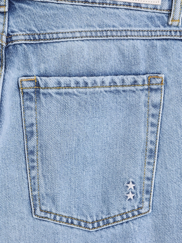 шорты джинсовые Icon Denim LULUID8819 цвет голубой