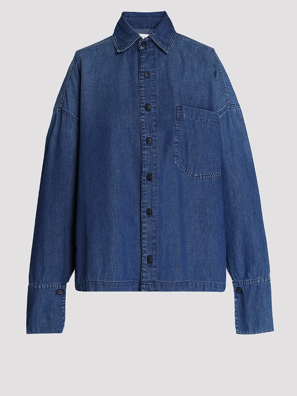 рубашка джинсовая Icon Denim RENAID8829 цвет темно-синий
