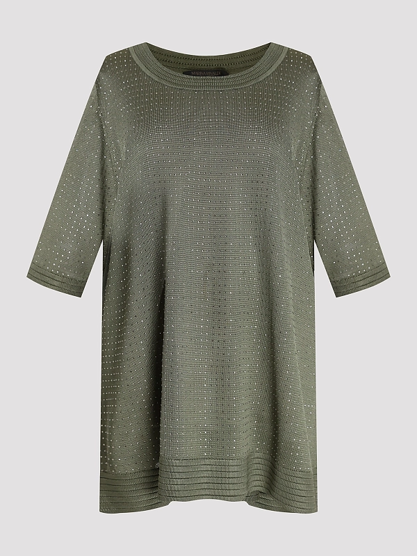 джемпер Marina Rinaldi MRNVETRINO цвет оливковый