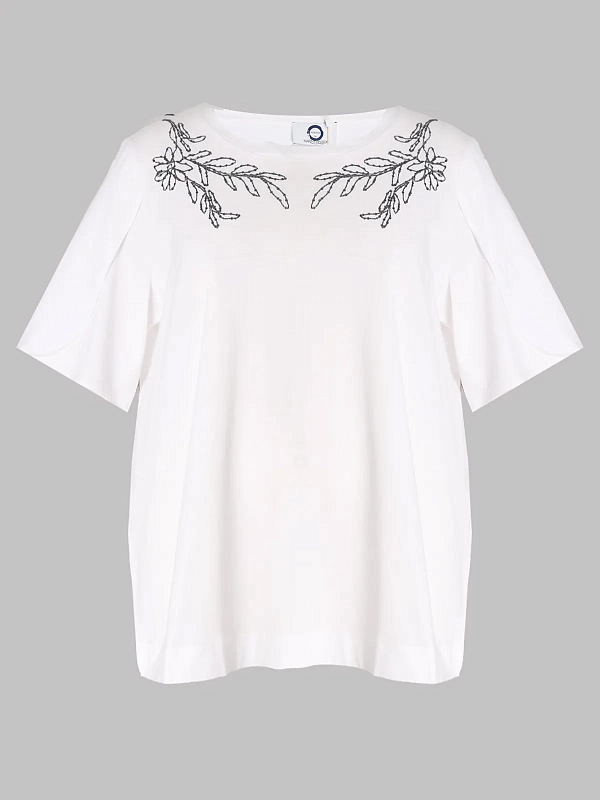 футболка Marina Rinaldi MRVRUTA цвет белый