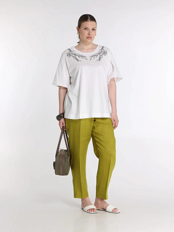 футболка Marina Rinaldi MRVRUTA цвет белый