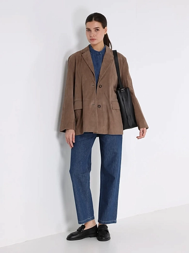 жакет замшевый Max Mara SMMANFORA