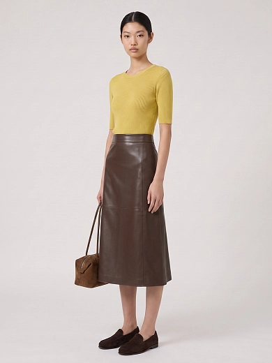 юбка эко Max Mara SMMCRISMA