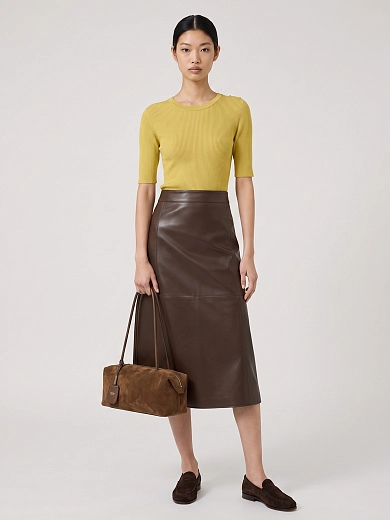 юбка эко Max Mara SMMCRISMA