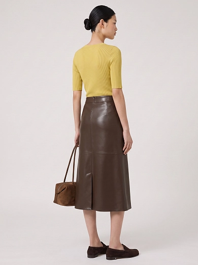 юбка эко Max Mara SMMCRISMA