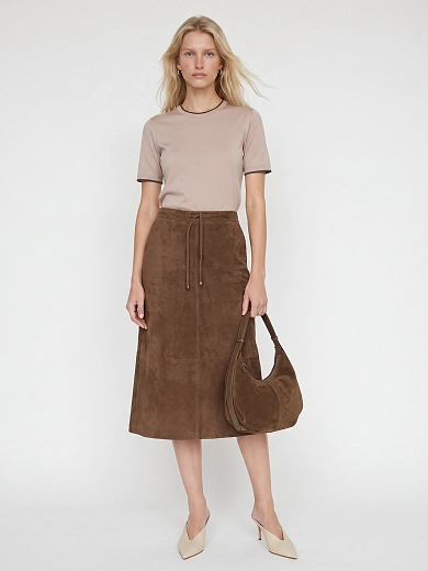 юбка замшевая Max Mara SMMGAZZA