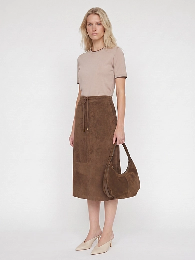 юбка замшевая Max Mara SMMGAZZA