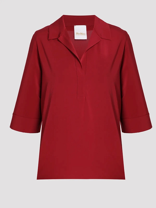 рубашка Max Mara BCHCALATA цвет бордовый