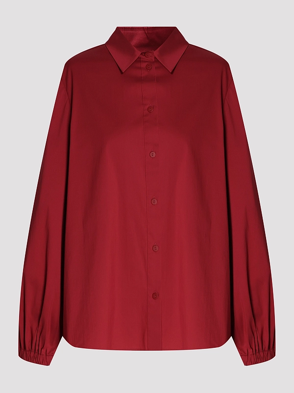 рубашка Max Mara BCHFERTILE цвет бордовый