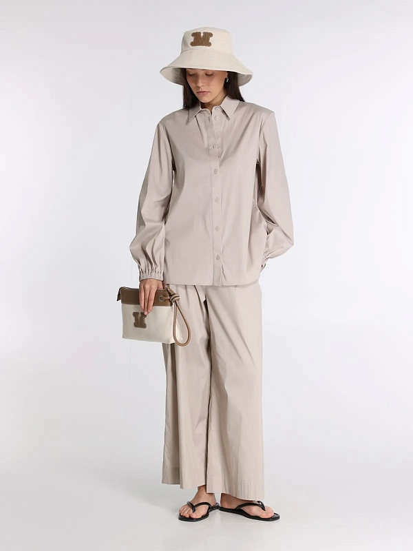 брюки Max Mara BCHPECE цвет светло-бежевый