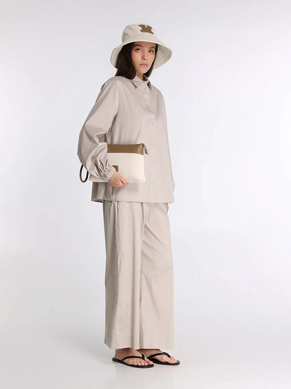 брюки Max Mara BCHPECE цвет светло-бежевый