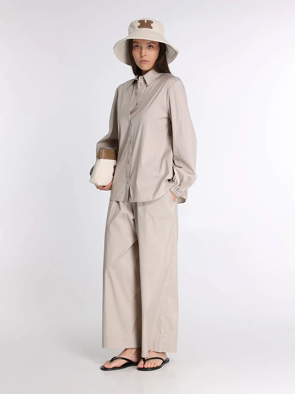 брюки Max Mara BCHPECE цвет светло-бежевый