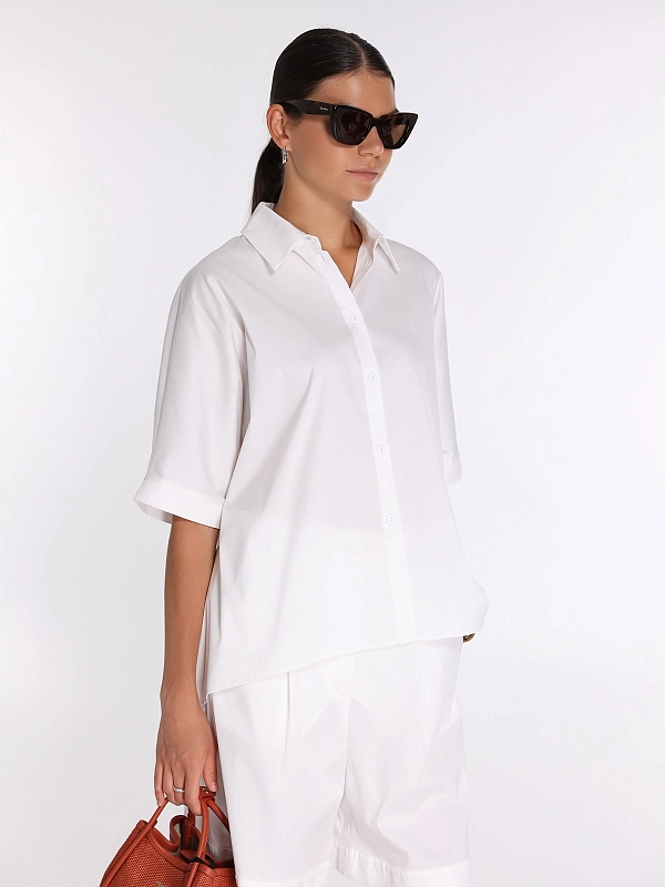 рубашка Max Mara BCHPITTURA цвет белый