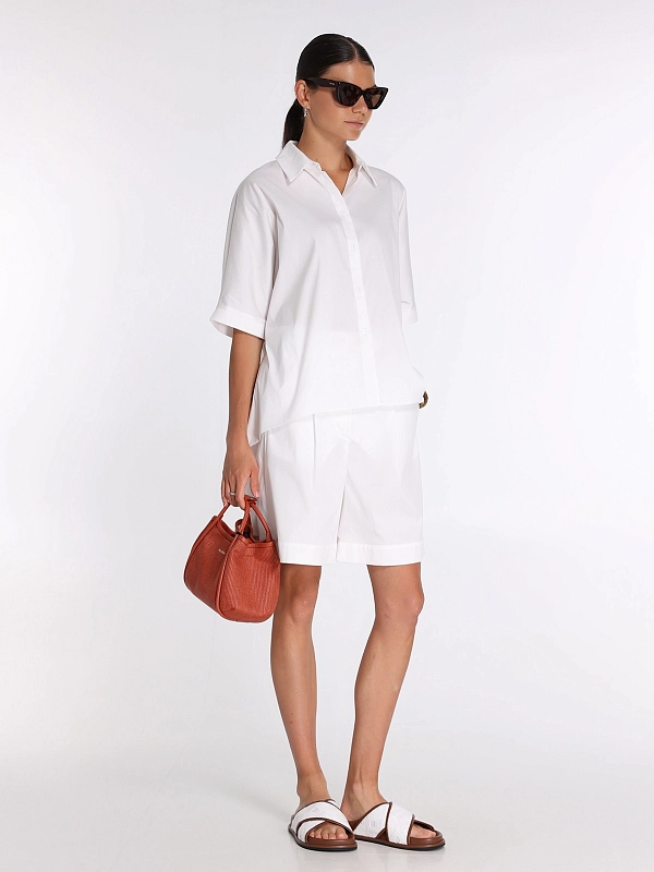 рубашка Max Mara BCHPITTURA цвет белый