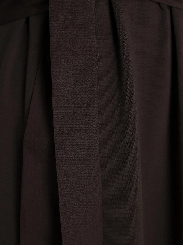 платье Max Mara MMLALBERO цвет темно-коричневый