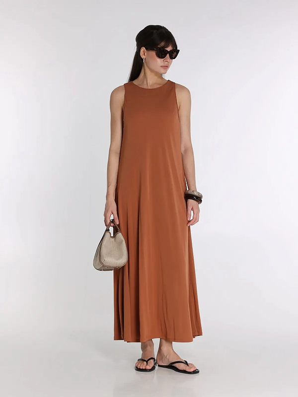 платье Max Mara MMLBOSSO цвет кирпичный