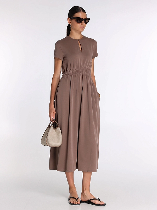 платье Max Mara MMLCANNONE цвет ореховый
