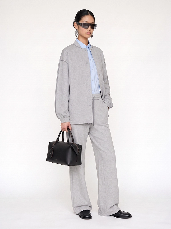 брюки спортивные Max Mara MMLFAUNO цвет серый