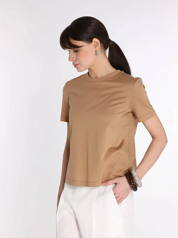 футболка Max Mara MMLLICENZA цвет бежевый