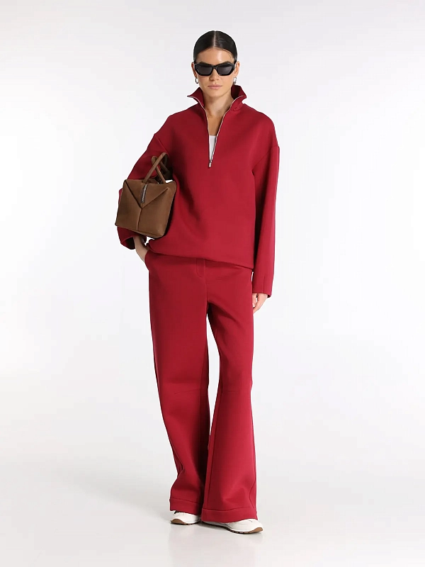 толстовка спортивная Max Mara MMLMADIA цвет красный