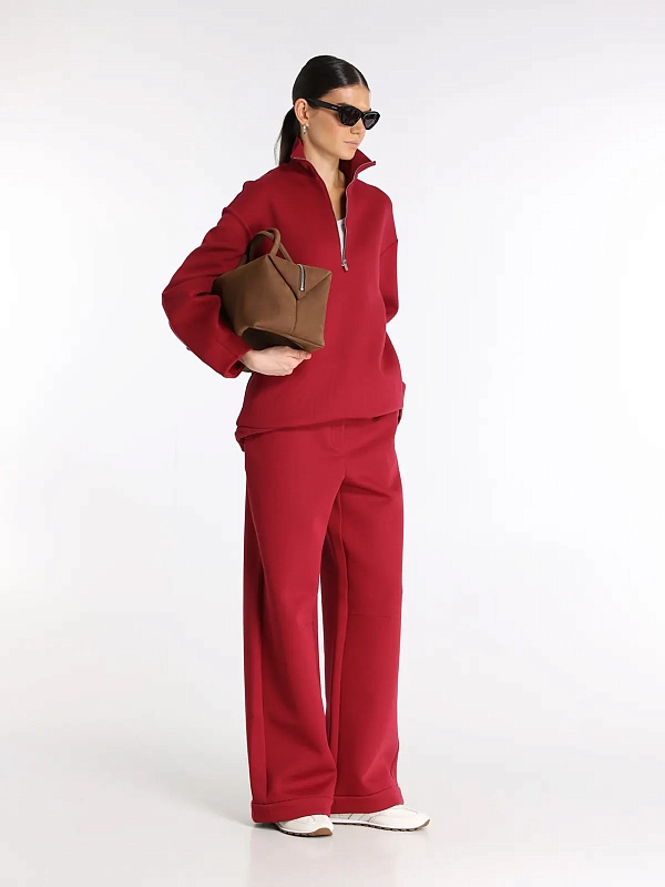 толстовка спортивная Max Mara MMLMADIA цвет красный
