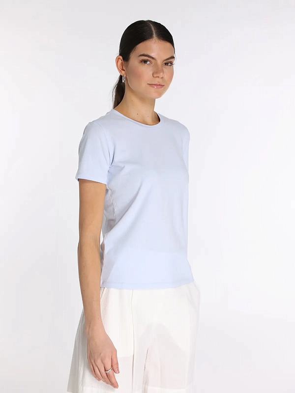 футболка Max Mara MMLMULINO цвет голубой