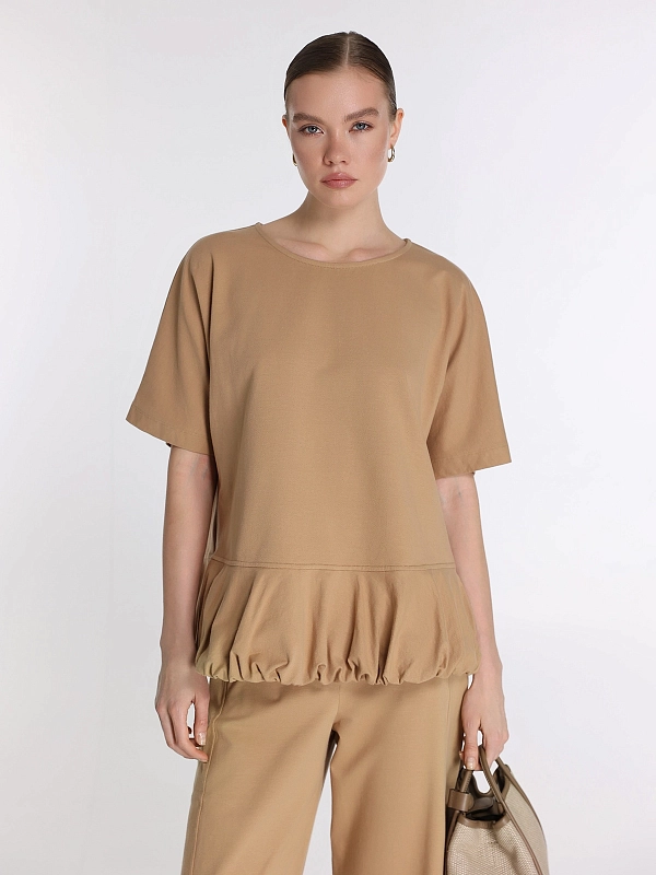 футболка Max Mara MMLNINFA цвет бежевый