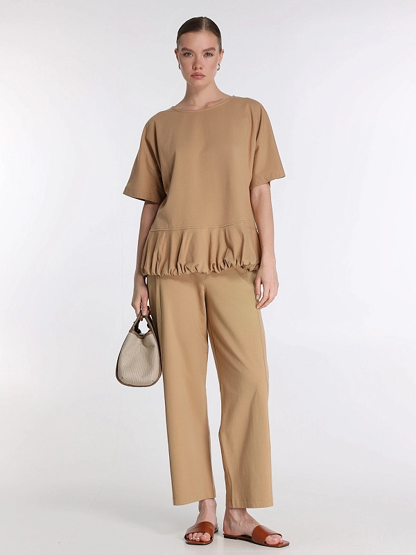 футболка Max Mara MMLNINFA цвет бежевый