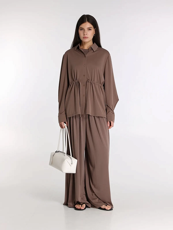 кардиган Max Mara MMLPASSO цвет коричневый