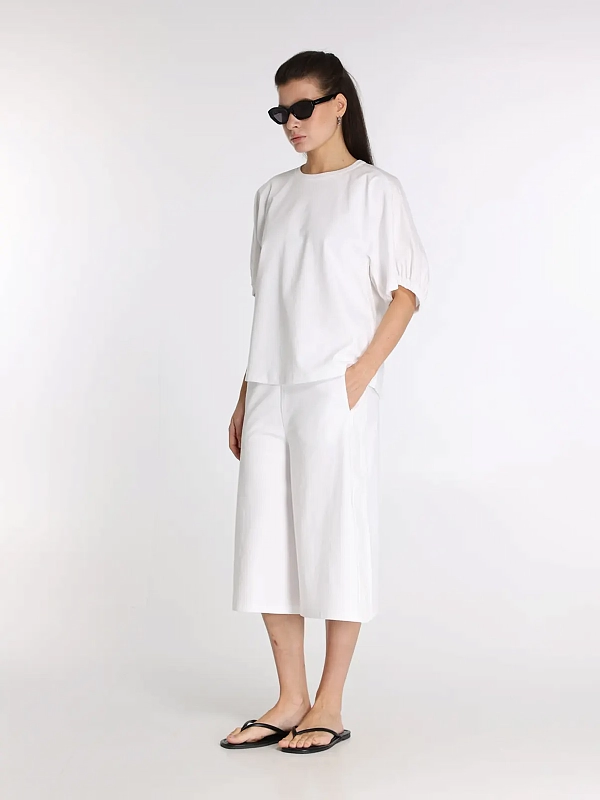 шорты Max Mara MMLPIOMBO цвет белый