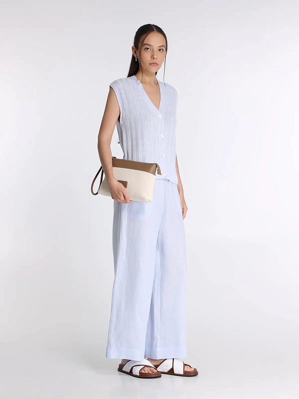 жилет Max Mara MMLRANGHI цвет голубой