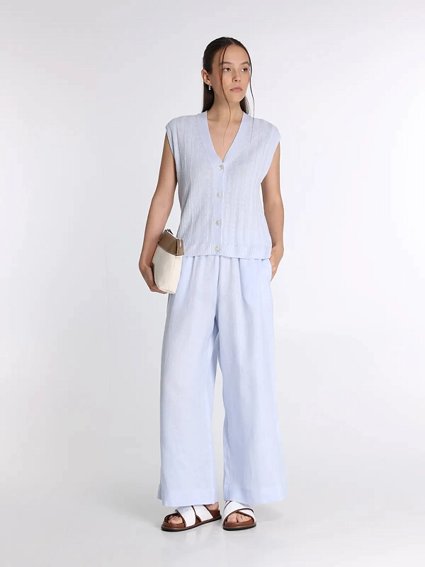 жилет Max Mara MMLRANGHI цвет голубой