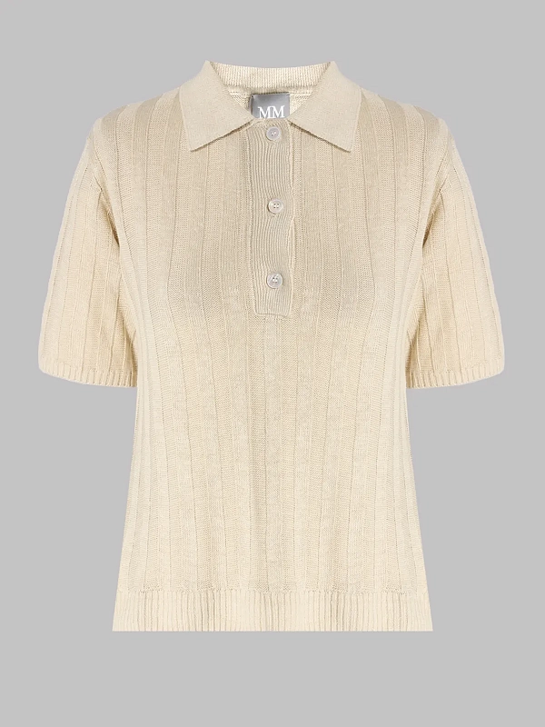 поло Max Mara MMLRIVETTO цвет молочный
