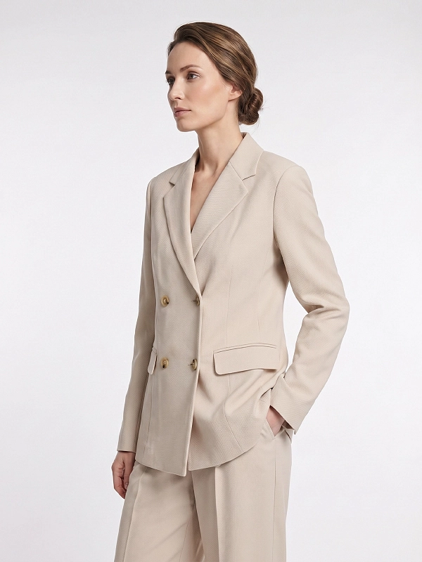 жакет Max Mara MMLROTONDO цвет молочный