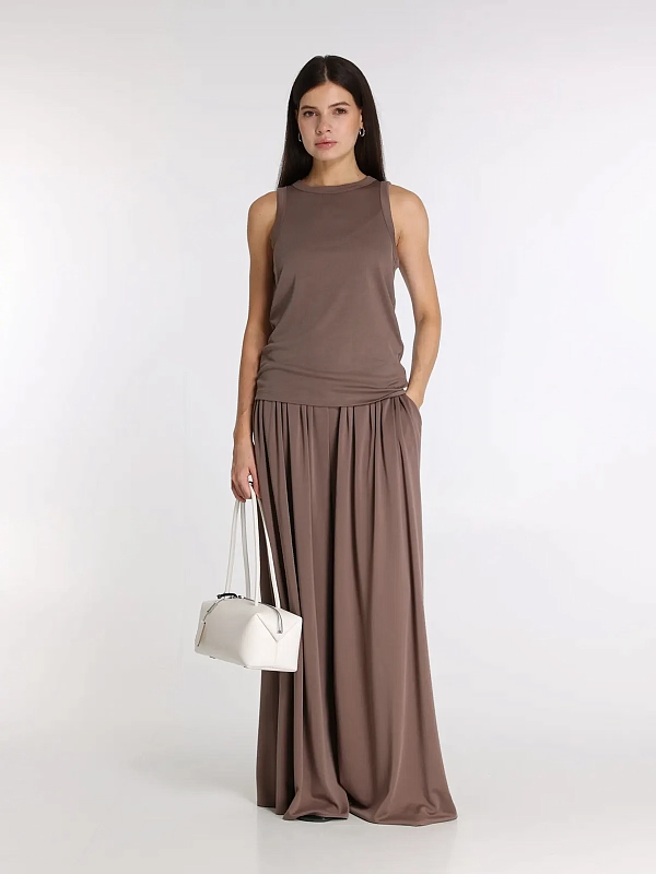 майка Max Mara MMLSETA цвет коричневый