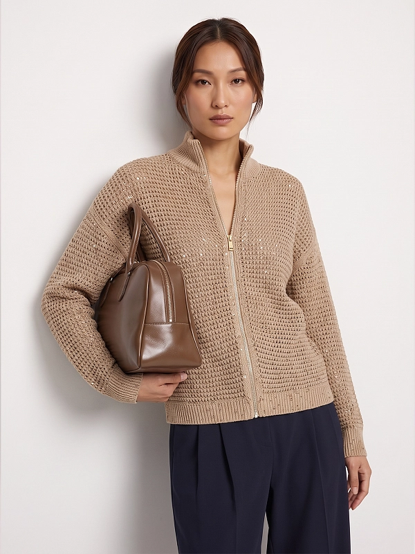 кардиган Max Mara MSTARCO цвет кэмэл