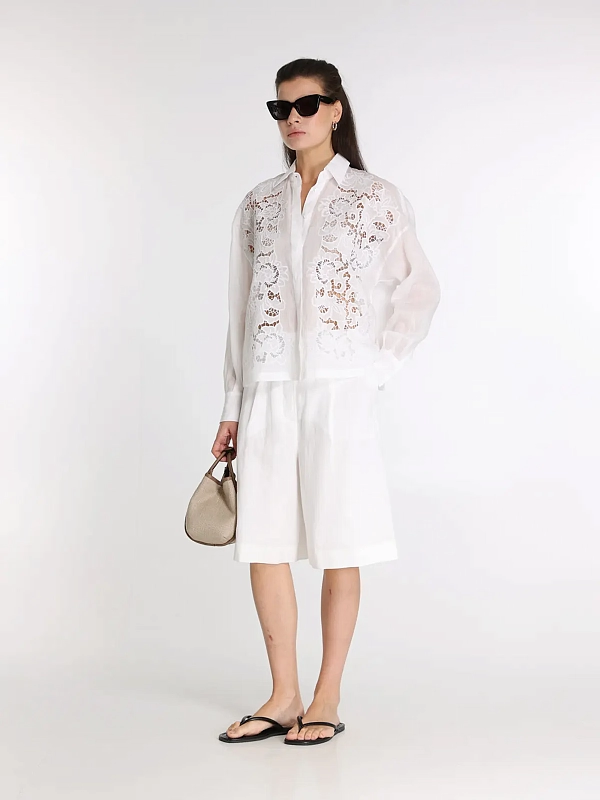 блузка Max Mara MSTCALI цвет белый