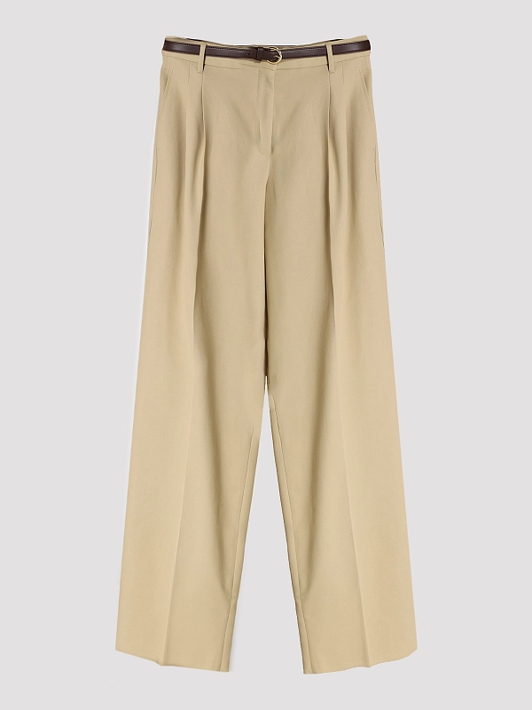 брюки Max Mara MSTDIVO цвет светло-бежевый