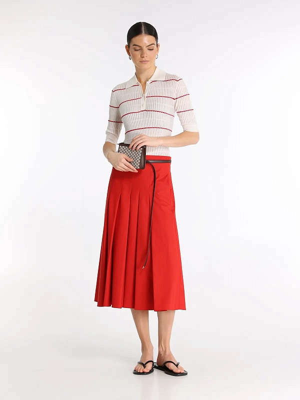 поло Max Mara MSTGALLO цвет белый