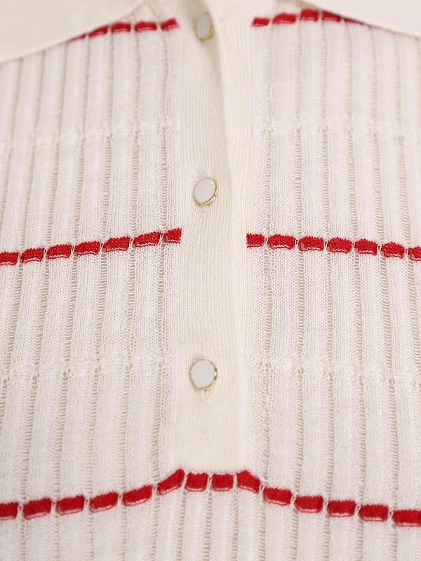 поло Max Mara MSTGALLO цвет белый