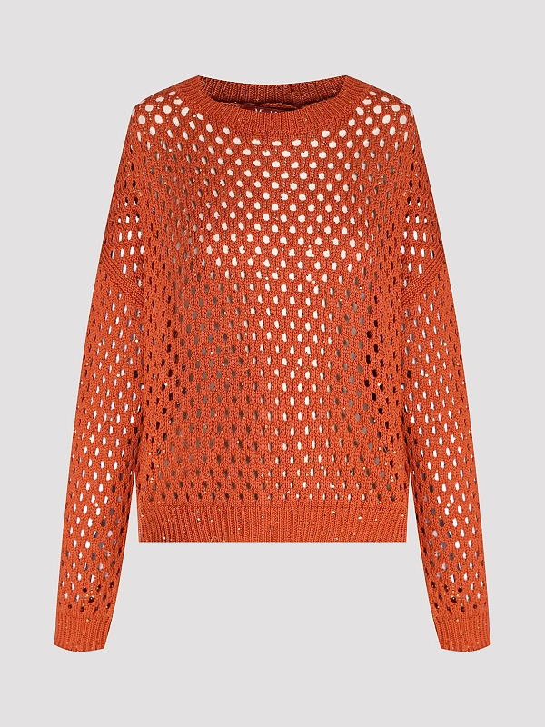 джемпер Max Mara MSTGEYSER цвет терракотовый