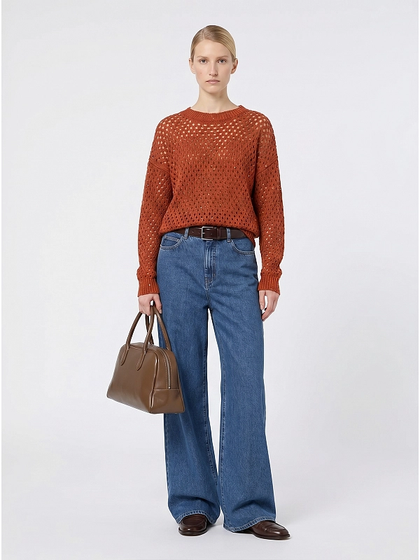 джемпер Max Mara MSTGEYSER цвет терракотовый