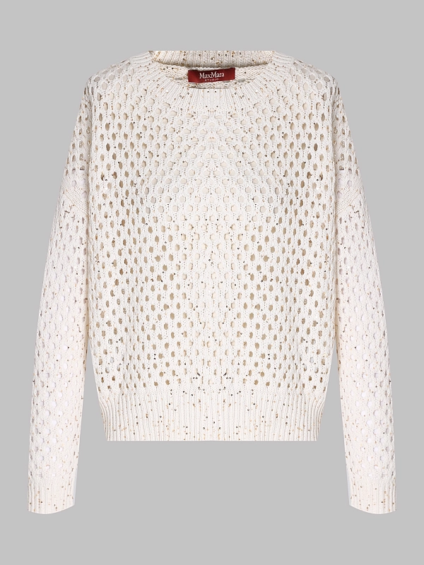 джемпер Max Mara MSTGEYSER цвет белый
