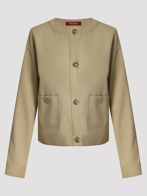 жакет Max Mara MSTKIWI цвет светло-бежевый