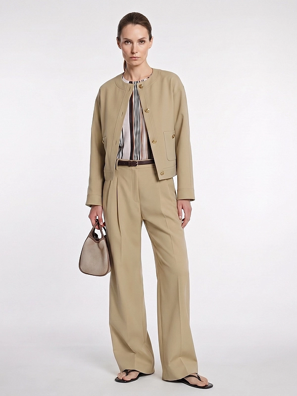 жакет Max Mara MSTKIWI цвет светло-бежевый
