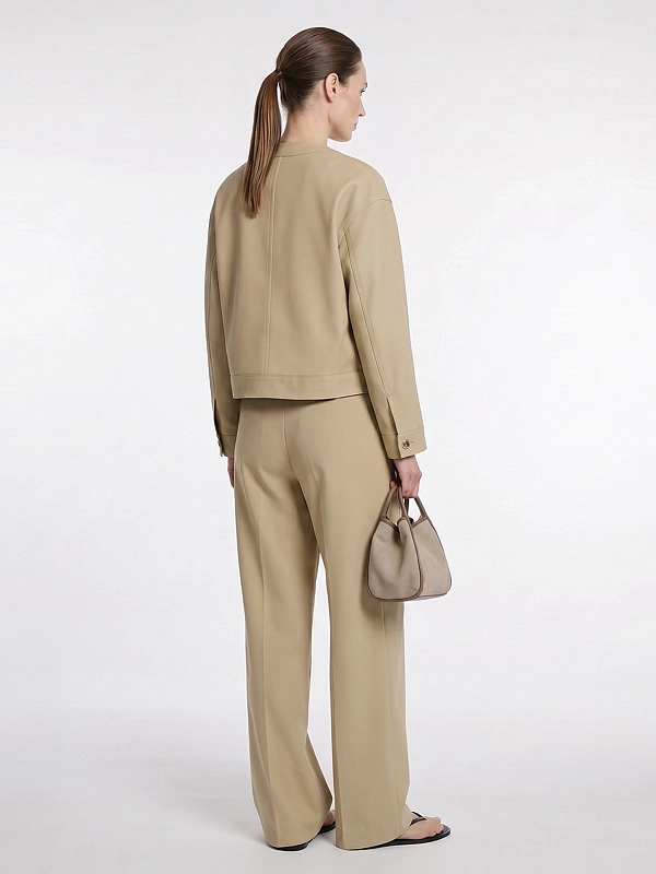 жакет Max Mara MSTKIWI цвет светло-бежевый