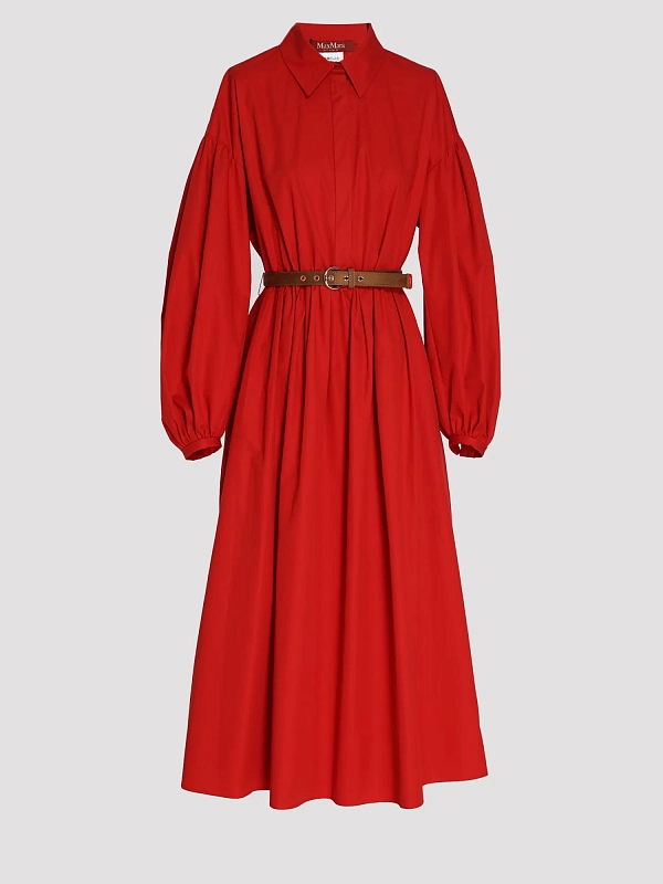 платье Max Mara MSTMARMO цвет красный