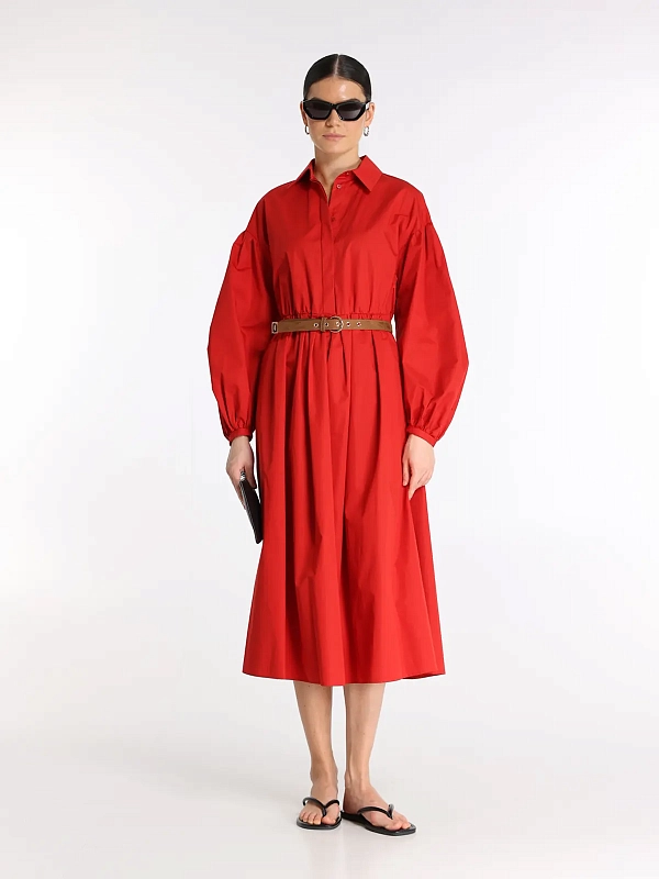 платье Max Mara MSTMARMO цвет красный