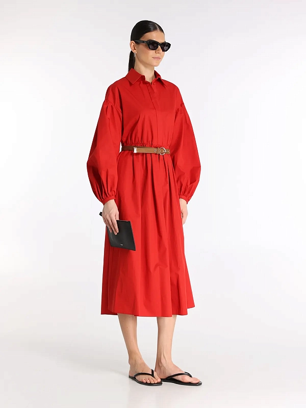 платье Max Mara MSTMARMO цвет красный